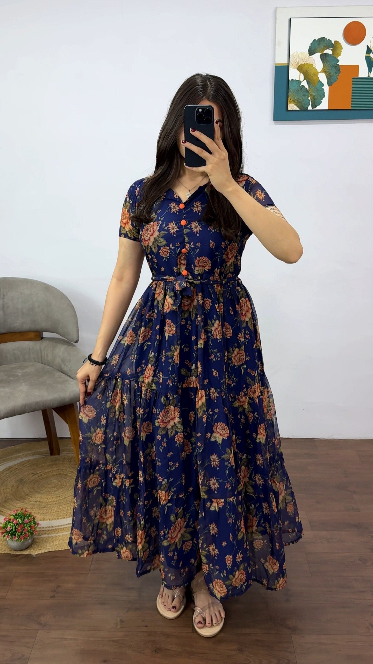 Tiered Chiffon Dresses.