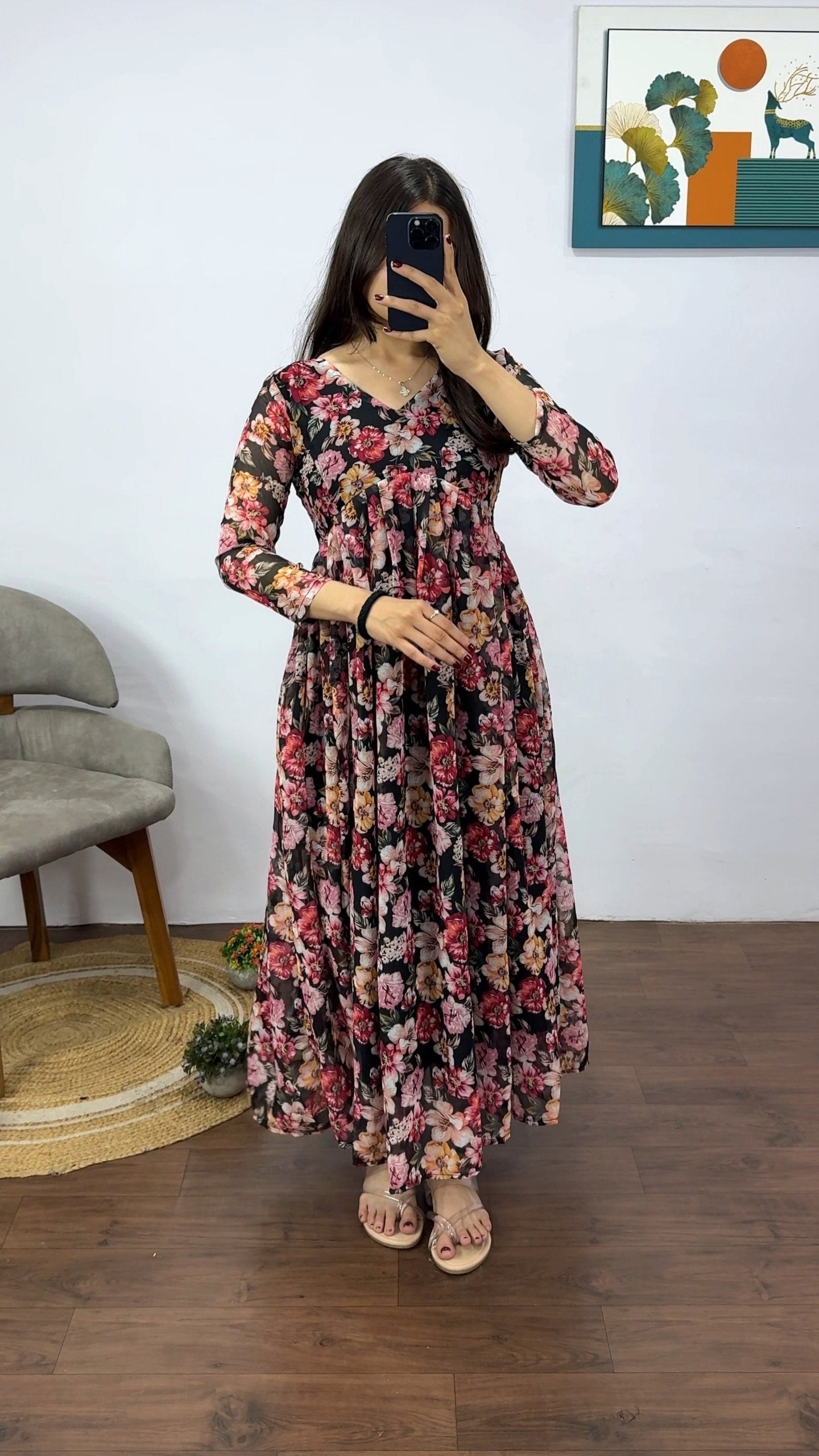 Chiffon middi