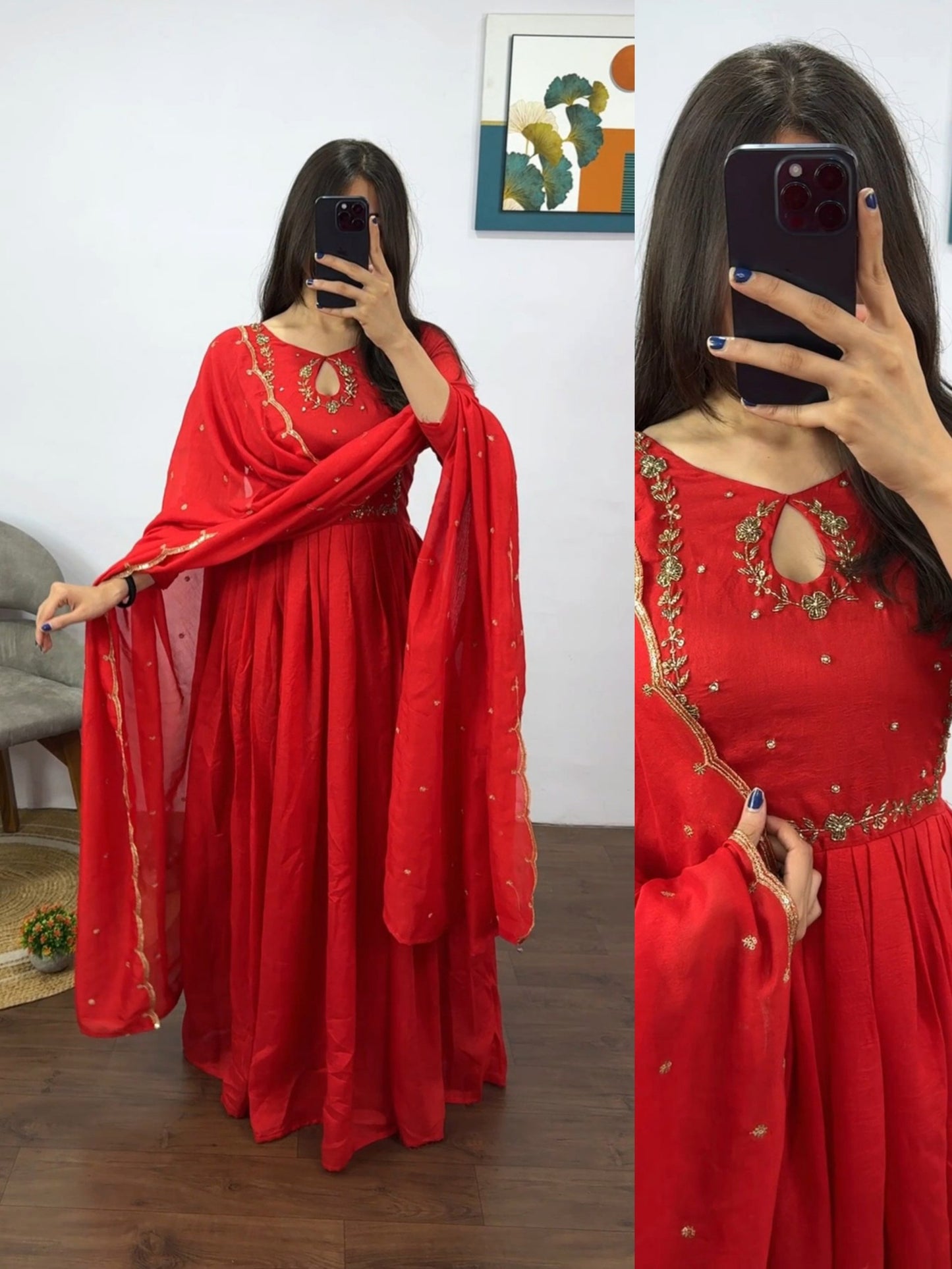Madhubala Gown with Dupatta