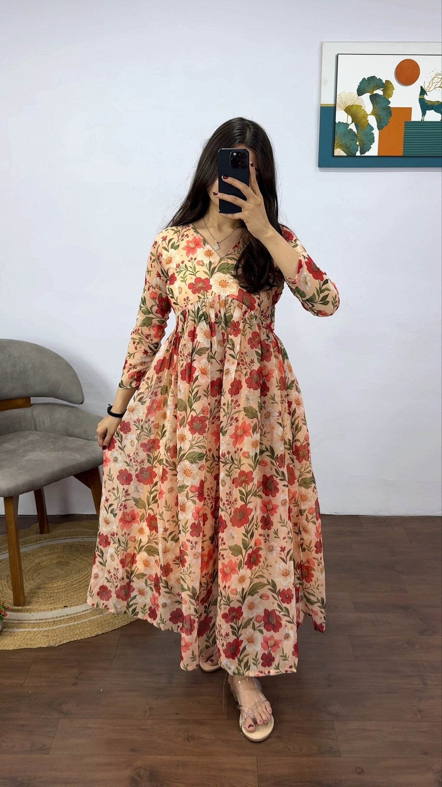 Chiffon middi
