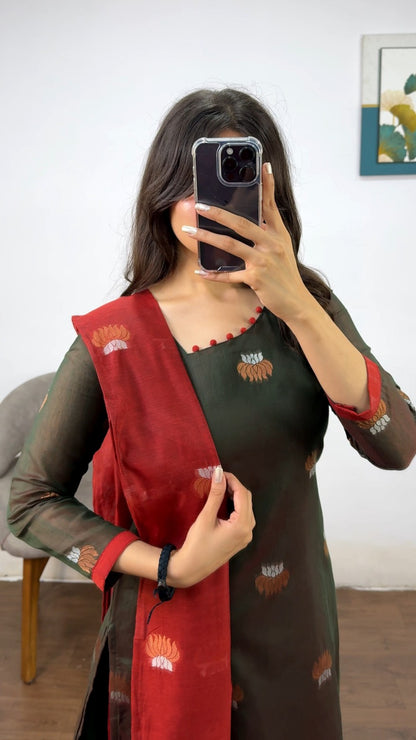 Athira Cotton 3 Piece Set