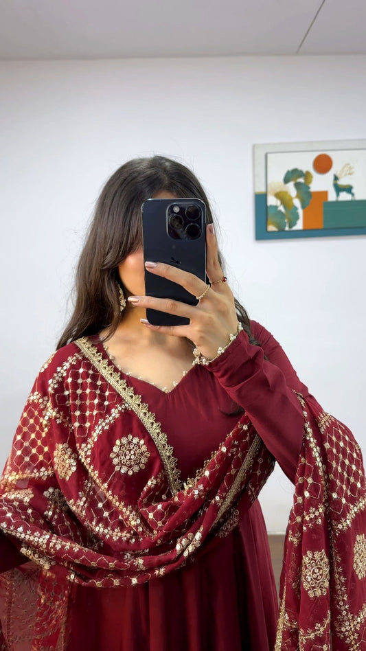 Anarkali 3 piece