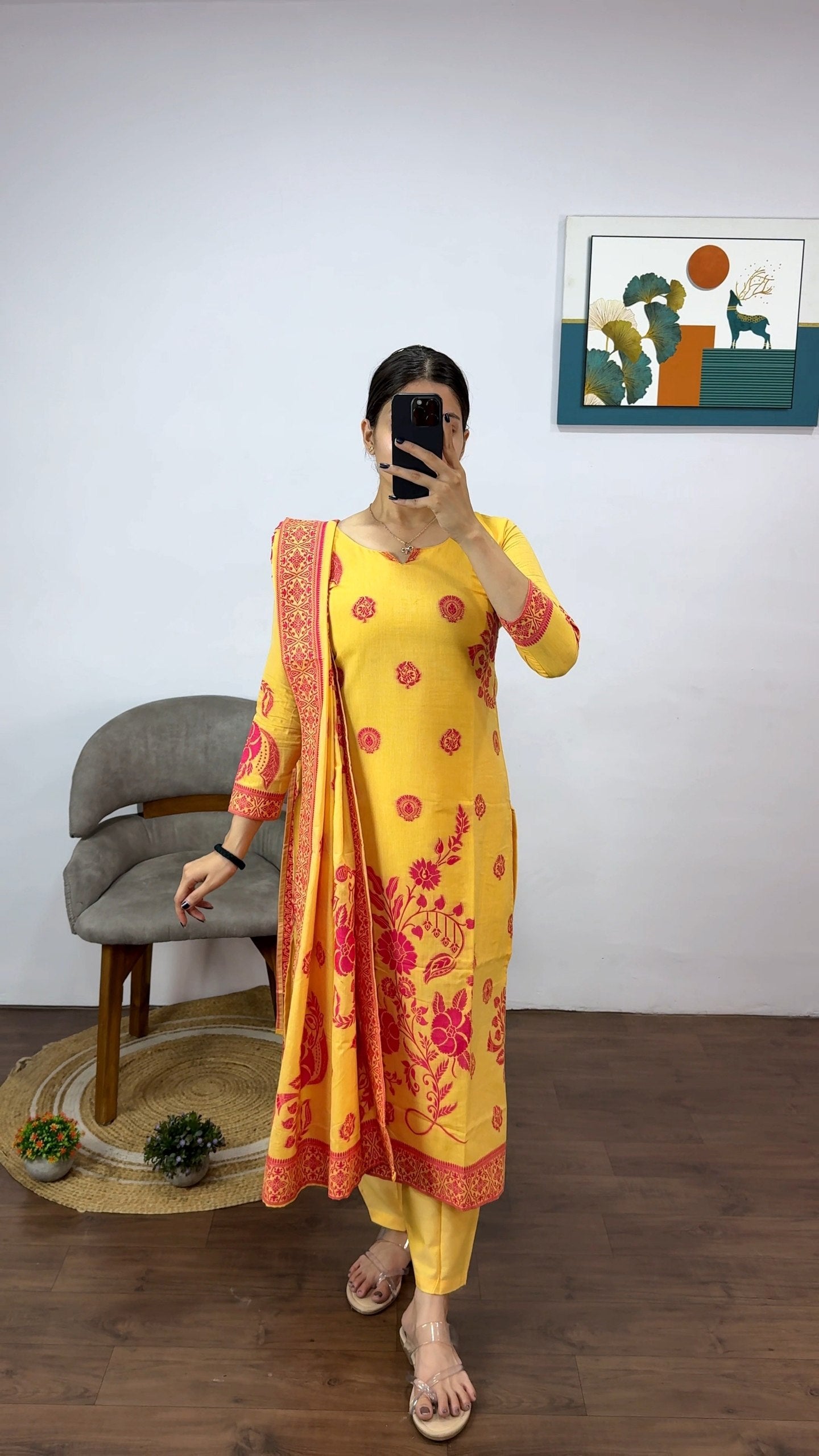 Cotton Kurta Set