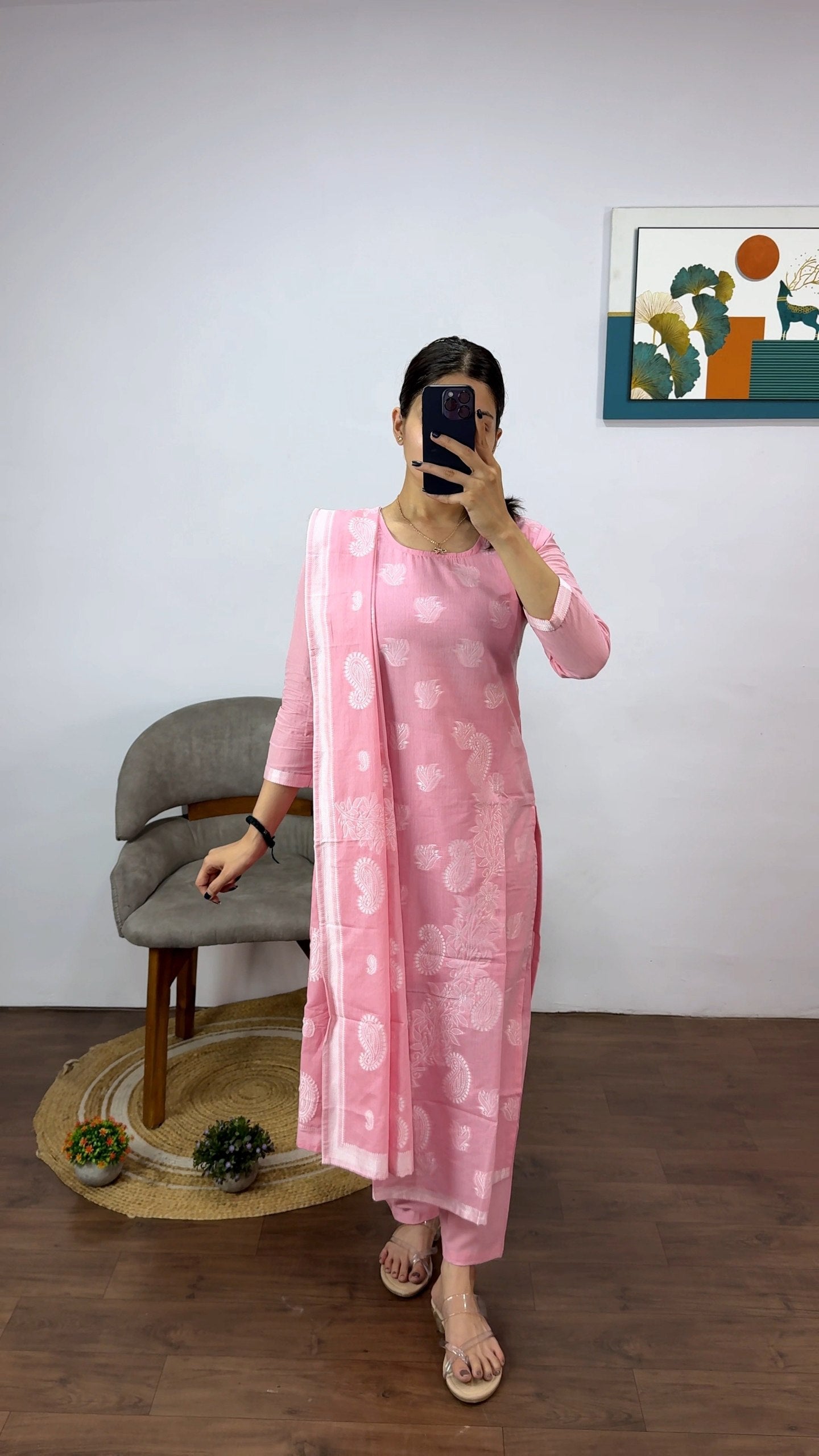 Cotton Kurta Set