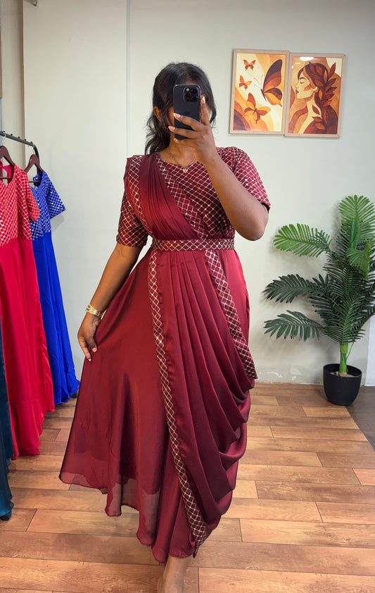 Unnati Drape Gown