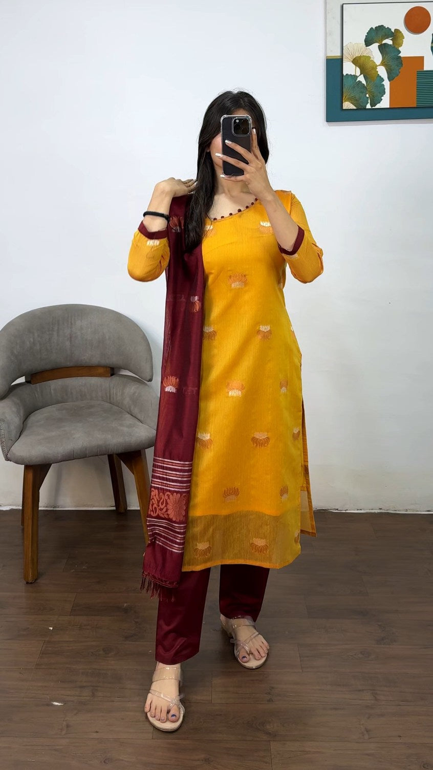 Athira Cotton 3 Piece Set
