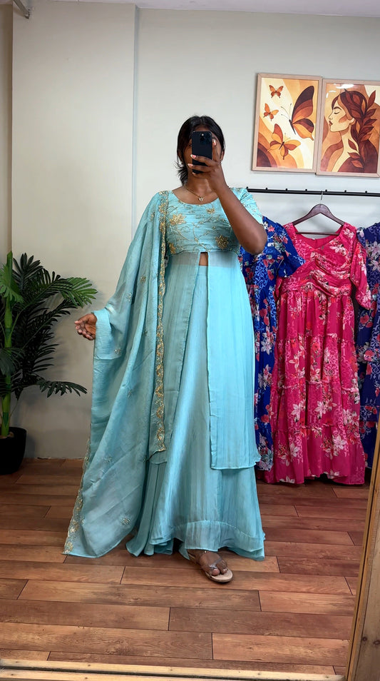 Maddy Anarkali Style Sharara