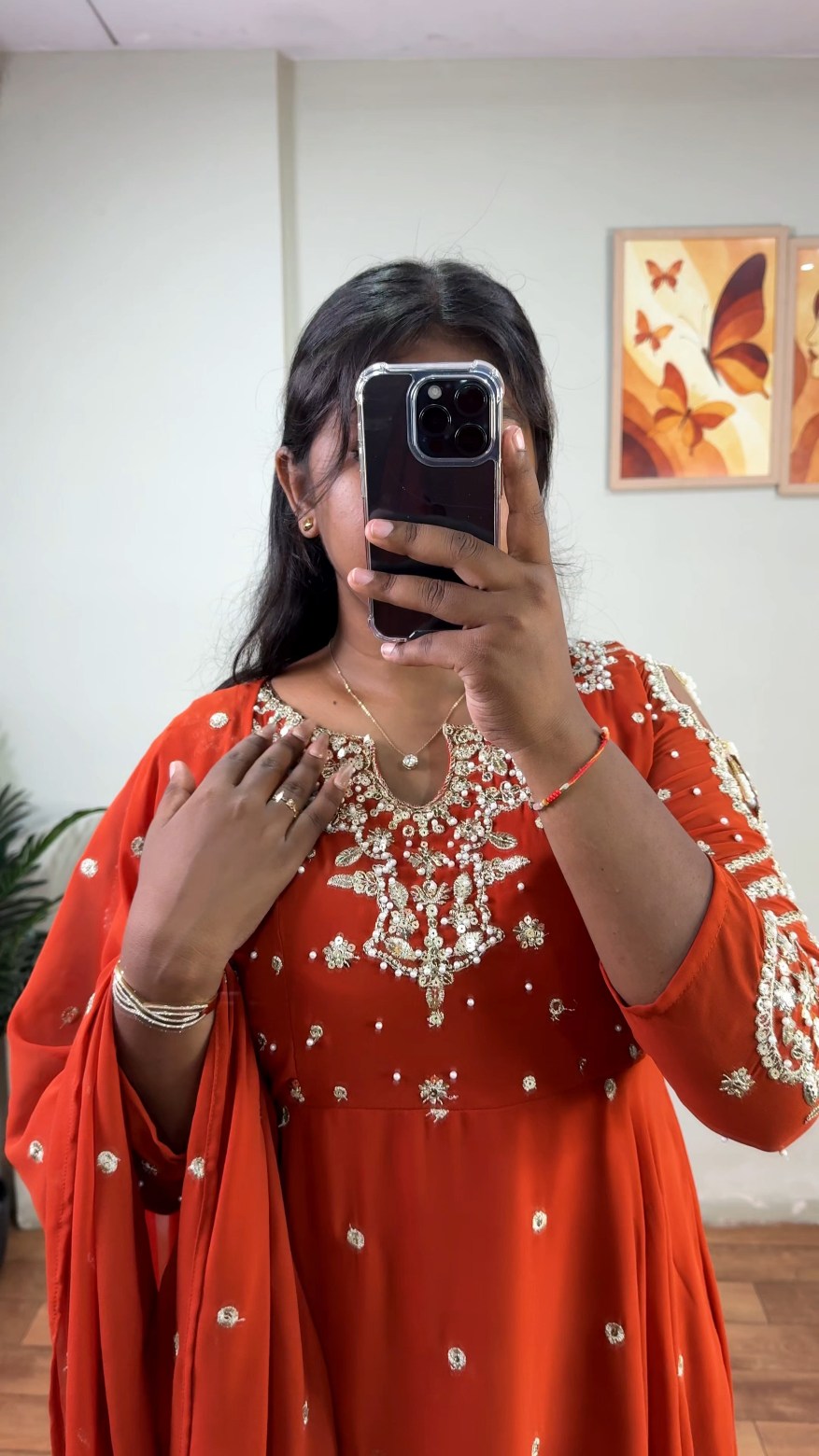 handwork anarkali's