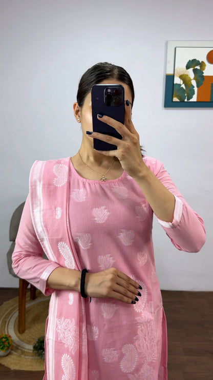 Cotton Kurta Set