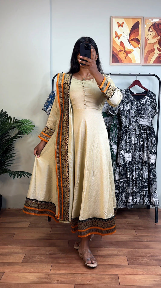 Anarkali with Dupatta