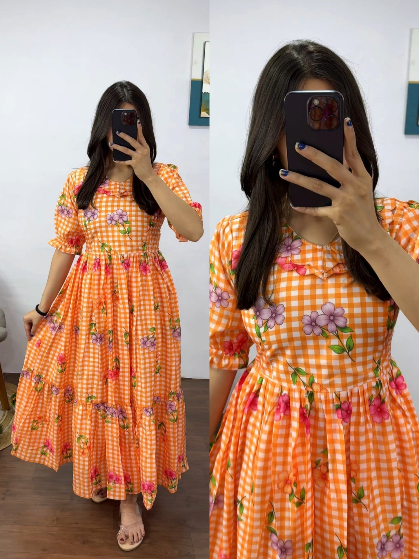 Gingham Dresses.