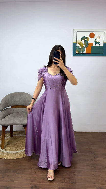 pastel midi dress