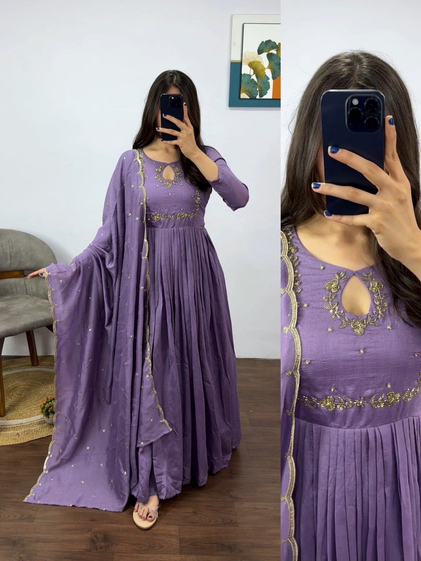 Madhubala Gown with Dupatta