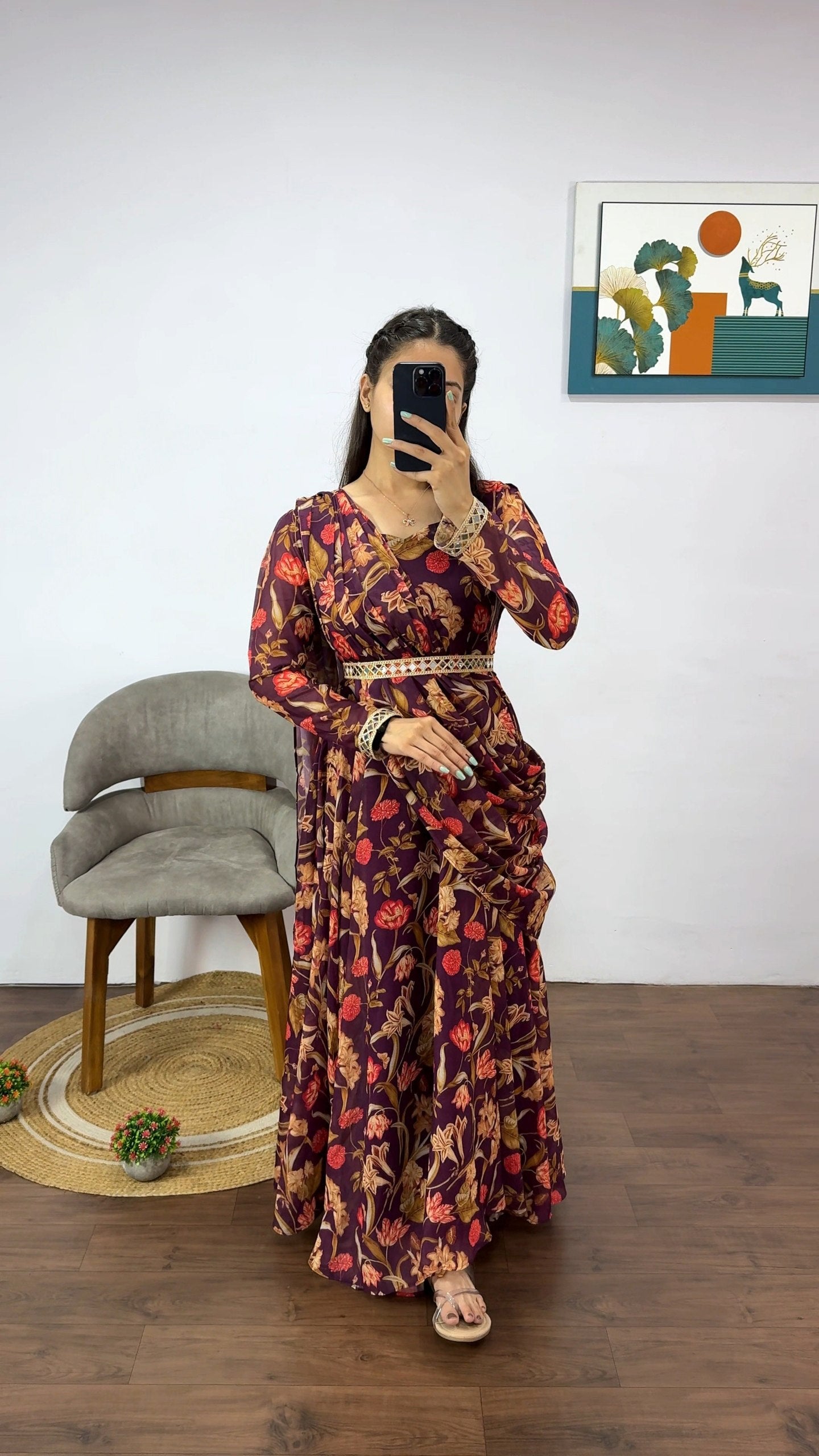 Drape Gown