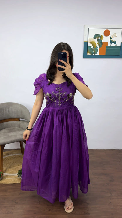 Kota Doria Frock