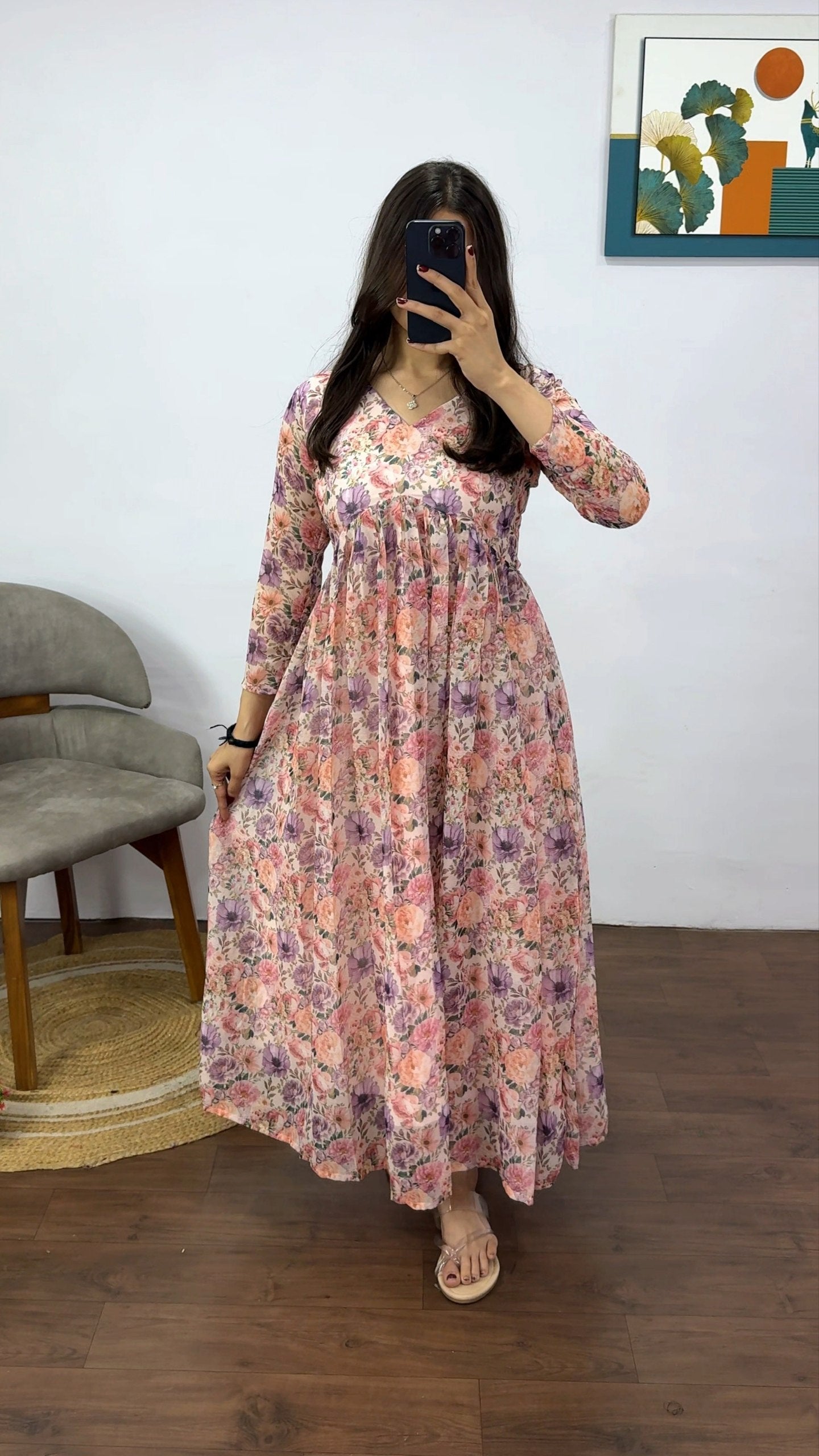 Chiffon middi